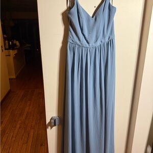 Elegant Blue Women's Dress